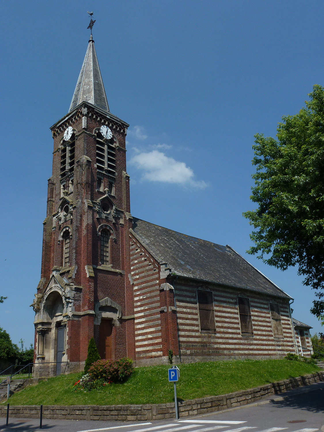 Saultain_(Nord,_Fr)_église 1500